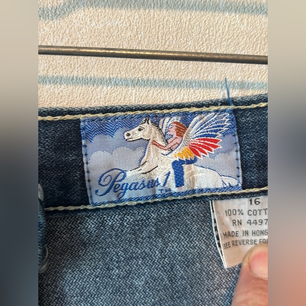 Pegasus 1 VINTAGE Balloon cropped jeans Women’s size 16 - Picture 4 of 8